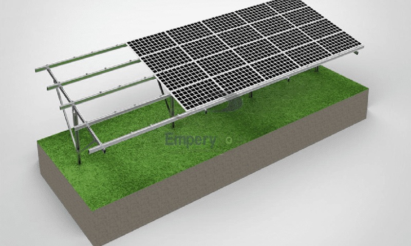 solar panel mounting structure