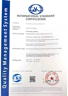 Certificación estándar internacional